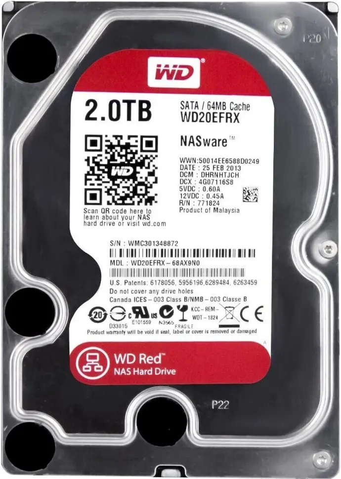 Western Digital 2TB WD20EFRX